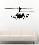 Military Helicopter壁デカール用子供の部屋ホーム装飾ビニールステッカーmk1757
