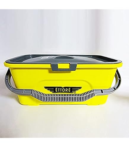 Amazon.co.jp: K/H 床洗浄バケツセット OPTIMUM 22L 赤 すすぎローラー