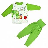 (エリックカール)ERIC CARLE 長袖パジャマ はらぺこあおむし 腹巻付 ホワイト-グリーン 100