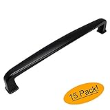 Cosmas 4392 – 160 FBフラットブラックモダンキャビネットハードウェアハンドルプル – 6 – 5 / 16 "インチ( 160 mm )穴中心 – 15パック