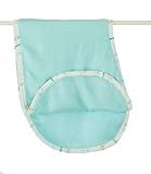 Aden + Anais Rayon From Bamboo Fiber Burpy Bib, Azure Solid Aqua by aden + anais [並行輸入品]