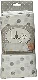 lulujo Muslin Cotton Swaddling Blanket - Grey Polkadots by lulujo