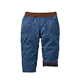 【ミキハウス】 裏フリース付き☆ナイロンパンツ 13-3202-973 (90㎝, 紺)