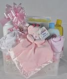 Newborn Baby Gift Hamper Baby Girl by The Big Card Company