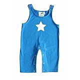 赤ちゃんと幼児用overalls-star カラー: ブルー