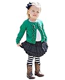 RuffleButts ラッフルバッツ　フリフリフリル　デニムブルマ　おむつ隠し　おむつカバー　女の子　 (ダークデニム, 12-18month) [並行輸入品]