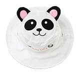 【日本正規品】 フラップジャックキッズ (FlapJackKids)   リバーシブルサマーハットパンダ / コアラホワイト/グレー1個セット LUV0122M