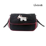 LINSAM ベビーカー ドリンク ホルダー ネット バッグ 多機能小物入れ ベビーカーバッグ 収納 ベビーカー 保冷バッグ ベビーカー用バッグ 保温防滴 マザーズバッグ ストローラー ベビーカー用 