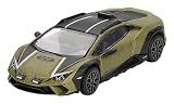 MINI GT 1/64 ランボルギーニ ウラカン ステラート Verde Gea Matt (マットグリーン) 右ハンドル 完成品