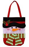 2つの雪だるまギフトバッグクリスマスギフトバッグクリスマスキャンディバッグのセット
