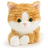猫 ぬいぐるみ ふわふわ 動物 どうぶつ 可愛いぬいぐるみ 誕生日 プレゼント ギフト 猫 (茶トラ猫2, 大きい)