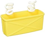 八幡化成 sceltevie(セルテヴィエ) ハンドル付き収納ボックス MANO Kid's(マーノ キッズ) MK-073 イエロー 1.4L