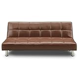 コンパクトソファベッド ティノ ブラウン[■]