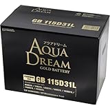 アクアドリーム 国産車 充電制御車対応バッテリー GOLD BATTERY GB 115D31L (互換/95/115D31L) メンテナンスフリータイプ AQUA DREAM