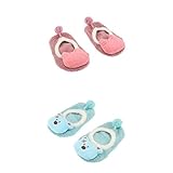 Perfk ユニセックスベビーボートソックス　　2-4歳　　キッズ　　アニマルプリント　　ノベルティ原因　　ソフト　　ウォーム