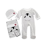 Baby Aspen Penguin PJ Gift Set, Black/White/Multi, 0-6 Months by Baby Aspen [並行輸入品]