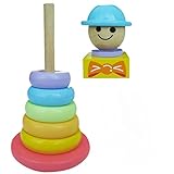 Aivtalk Fund Baby Toy Jenga Stackle木製Puppet – Great Toy for Baby