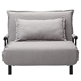 ソファーベッド シングル ソファ→カウチ→ベッドへと簡単にチェンジすることができます。 家具 リクライニング ソファベッド＜クッション付 キャスター付＞ グレー