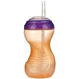 Munchkin Mighty Grip 10 oz Spill Proof Straw Cup - Orange by Munchkin [並行輸入品]
