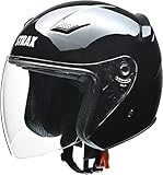 リード工業(LEAD) バイクヘルメット ジェット STRAX ブラック LL SJ-8 -