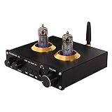 HiFi Bluetooth 5.0 真空管プリアンプ USB プレーヤー ステレオ オーディオ ヘッドフォンアンプ Mini プリアンプ Bluetooth レシーバー ロスレス 高低音調整可能 一年保証
