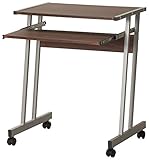 コンピューターデスク 【ブラウン/約幅60×奥行48×高さ72.5cm】