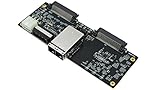 外部 miniSAS HD (SFF-8674) 1x2 4X PCIe 4.0 U.2 デュアルポートアダプタ用