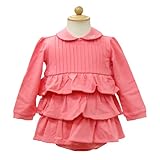[アルマーニベビー] ARMANI BABY ベビー服 長袖ロンパース (ワンピース風) UKA012QPK 12Mサイズ