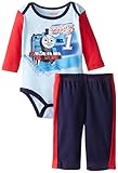 Bentex baby-boys新生児トーマスTheタンク男の子ボディスーツとパンツセット カラー: ブルー