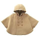 ミキハウス(mikihouse) イカリマークフリースベビーマント〈フリー（70cm-90cm）〉 (フリー(70-90cm), ベージュ（09）)