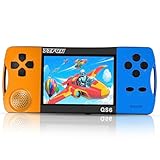 6-12歳向け ポータブルゲーム機 216種の16ビット知育ゲーム内蔵 3.5インチ画面 WiFi不要 即遊び可能 充電式リチウム電池 4-6時間連続プレイ パズル/数学/冒険/スポーツ/レース/早教手脳協調力向上 子供向けプレゼントに最適 屋内屋外兼用 日本語取扱説明書付き(オレンジ)