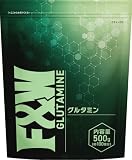 F&W(エフアンドダブリュー) グルタミン パウダー 500g (単品) 100食分 L-グルタミン