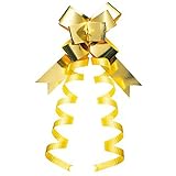 エレガンスボウ（ゴールド）100個入 13mm幅 PP【1セット(100個入）入】