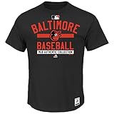 MLBメンズAuthenticコレクションチームプロパティTシャツ( Small , Baltimore Orioles )