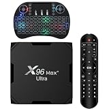 Gurobaru Konekuto テレビボックス Android TV BOX X96Max Ultra 4G RAM+64G ROM 8KHDR クアッドコアAmlogic S905X4 スマートテレビボックス 2.4/5G WiFi Android 11.0 TVボックス