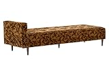 arne ベンチ 椅子 ベンチソファー ソファーベンチ 幅202 奥行72 高さ59cm Baggy SA 3×8 モケット ミカエル柄 ゴールドベージュ