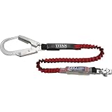 タイタン EXJハーネス用ランヤード シングル レッド DJMRSA24APEXRE