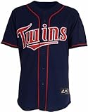 Minnesota Twins MLBマジェスティックNavy代替レプリカジャージービッグサイズ XXX-Large