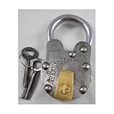 アンティークスタイルU Sミント南京錠W / 2スケルトンキー