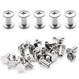 Pstyle. シカゴスクリュー 組ネジ レザークラフト ネジ 20個セット PST-102 (5x10mm)