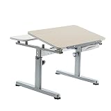 Kid 2 Youth R2-XS Ergonomic Kid's Desk in Silver [並行輸入品]