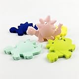 Mamimami Home 噛がため　シリコン 恐竜　「8.2x6cm 厚さ10mm」対象年齢：３ヶ月以上