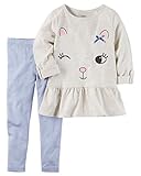 カーターズ Carter's チュニック ＆ レギンス セット 2-Piece Peplum Tunic & Legging Set 3M (55-61cm) [並行輸入品]