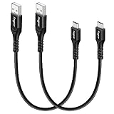 Fasgear USB Cケーブル、2パック 30cm USB Type C 2.0ケーブル 急速充電と高速データ転送 Moto G6 G7 Galaxy S8 S8+ S9 Oneplus 7 7pro Sony Xperia L1 XA2 Huawei P20 Lite対応 (ブラック)