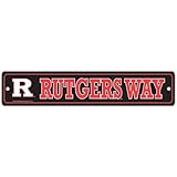 Rutgers Scarlet Knights公式NCAA 4 " x17 "ストリートサインでWinCraft