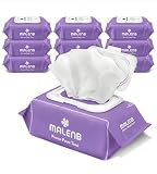 【プレミアム おしりふき】MALENB 純粋99％ 超厚手シート 80g/㎡ ビックサイズ 20×16.5㎝ 無添加 お出かけ用 蓋つき 低刺激 保湿 ベビーワイプ (30枚入り×20個)