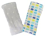 bigbig G leader(ビッグビッグジーリーダー)【日本製】6重ガーゼ 抱っこ紐よだれパッド 雲アオ