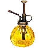 Gespout スプレーボトル ガラス ガラス製スプレーボトル おしゃれ 霧吹きボトル ミストスプレー アンティーク風 多肉植物 観葉植物 掃除 家庭用 水撒き スプレー 水撒き カボチャ型
