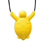 Siliconies Turtle Pendant - Silicone Necklace (Teething/Nursing/Sensory) (Yellow) by Siliconies [並行輸