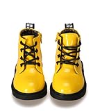ファッションankle-highマーティンブーツレースアップシューズ( Little Kids /幼児用/ Big Kids ) カラー: イエロー